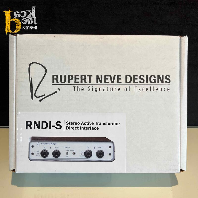反拍樂器]Rupert Neve RNDI-S 主動式立體聲Stereo DI 公司貨免運| 露天 
