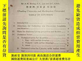 古文物華北兩棲爬行動物手冊罕見Handbook Of North China Amphibia And Reptiles 