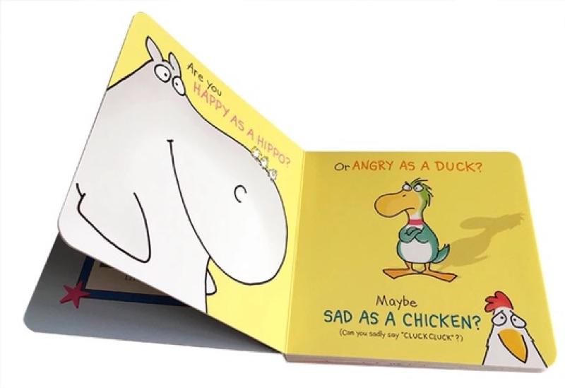 Hippo,　Duck　英文原版進口啟蒙繪本Happy　露天市集|　全台最大的網路購物市集　Angry　兒童厚頁書|