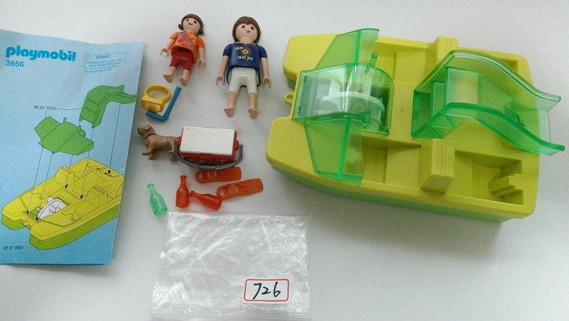 《樂摩比》Playmobil D726 #3656 100%完整含說明書無盒摩比人偶摩比人公仔人偶二手出清!