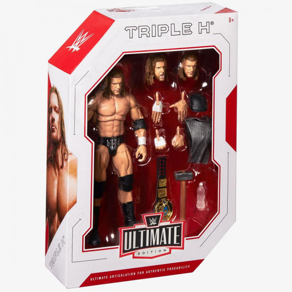 [美國瘋潮]正版WWE Triple H Ultimate Elite Edition HHH終極限定精華版人偶公仔熱賣