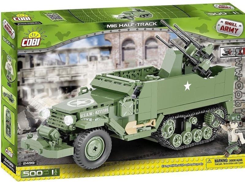 代訂[COBI設計出品/相容Lego樂高/]二戰美軍 M16 半履帶防空機槍車