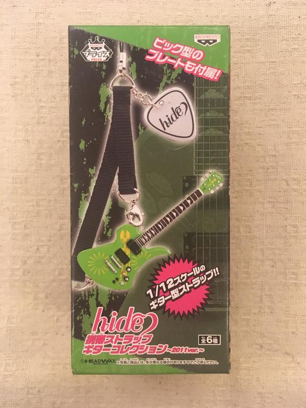 現貨 X JAPAN hide 綠色 吉他手機繩 