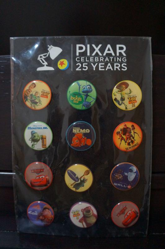 絕版珍藏 皮克斯25週年 官方正版12枚紀念徽章組