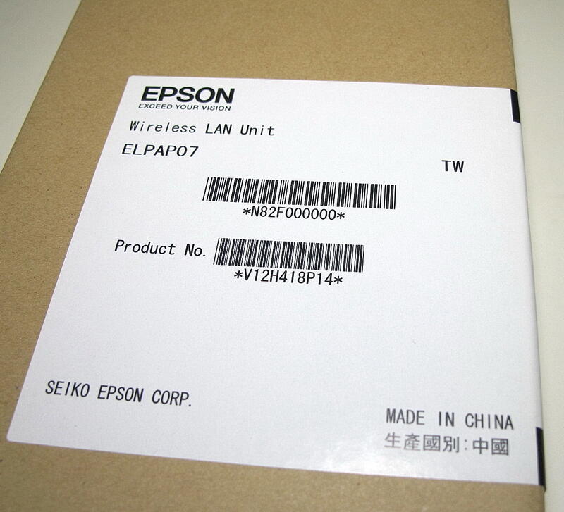 EPSON ELPAP07 原廠 Wireless LAN Module 無線傳輸模組 含運費