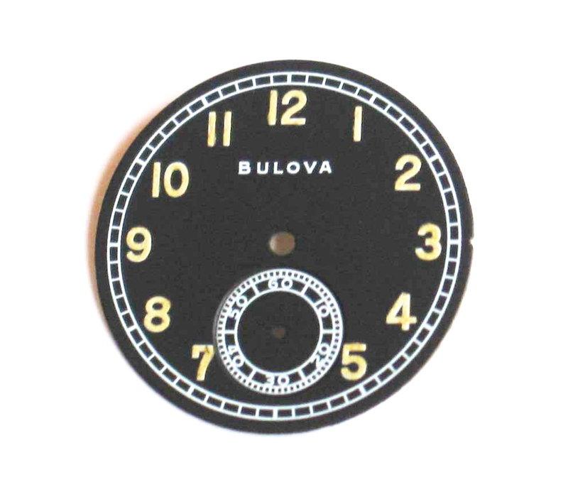 二戰美軍BULOVA軍錶黑色針盤