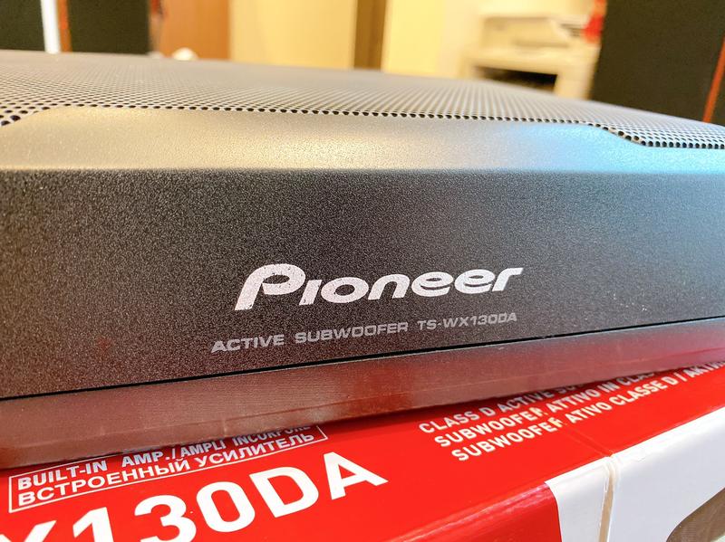全新Pioneer TS-WX130DA 先鋒超薄型重低音喇叭揚聲器160瓦