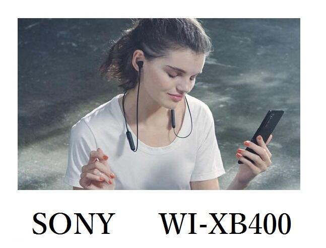 <好旺角>保證原廠保固SONY WI-XB400 無線藍牙入耳式耳機磁吸式 藍牙5.0 贈專利不斷電充電線