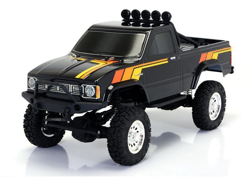 一大RC模型玩具  Thunder Tiger 雷虎 TOYOTA HILUX 海力士 1/12 攀岩車 黑(6603-