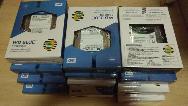 自取1650  WD 1TB 聯強貨  全新盒裝三年保 WD10EZEX  1T藍標 3.5吋硬碟 SATA3 3年保