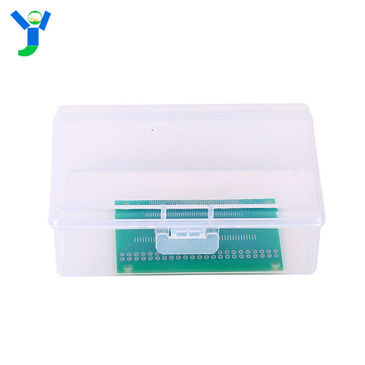 小收納盒迷你長方形塑膠透明盒子電子元器件整理盒樣品物料包裝盒 W72-210201 [424870]