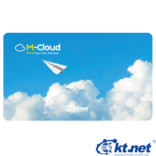~協明~ ktnet M-Clond 雲端電競鼠墊 3-in-1 - 台灣的超細纖維布表面 可當螢幕擦拭布並可水洗
