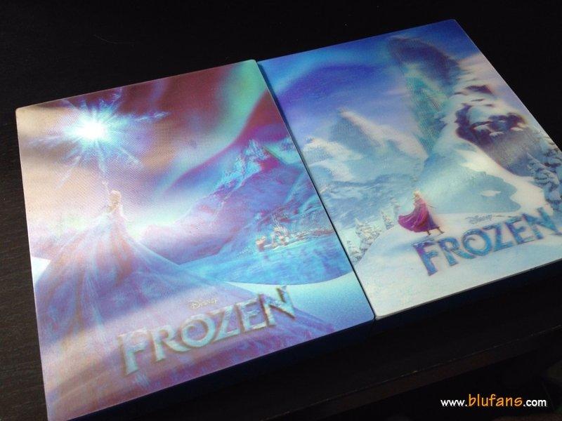 毛毛小舖--藍光BD 冰雪奇緣 3D+2D+DVD+CD 布魯幻彩盒限量鐵盒版 姊妹相逢版 終極版 Frozen