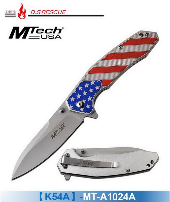 【EMS軍】美國MTech 美國紀念款折刀 #(K54)MT-A1024