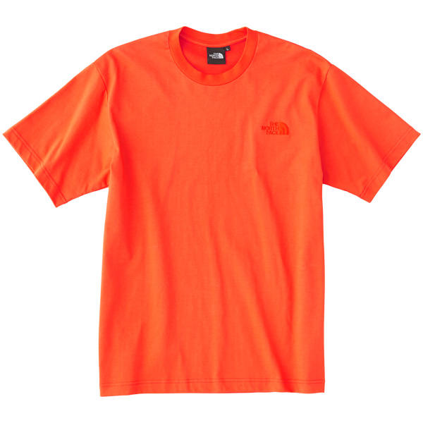 north face S/S SILHOUETTE TEE  橘色刺繡logo短袖 arcteryx patagonia