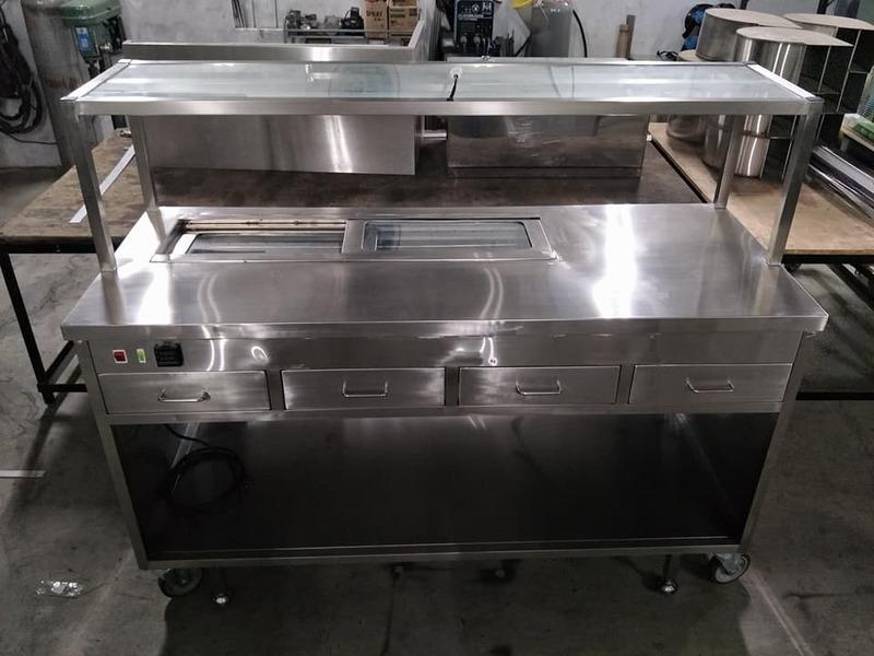 【原豪食品機械】專業客製化 保溫餐車(台灣製造)