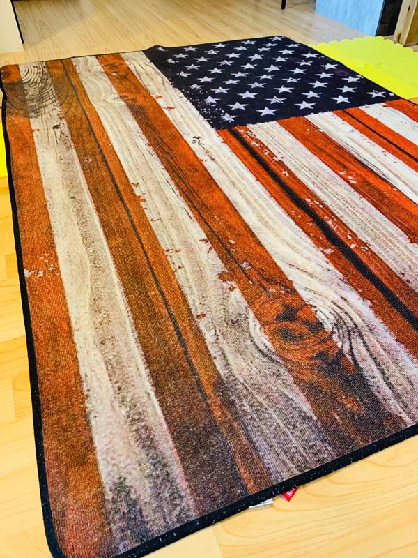國旗手工訂製地毯 防滑地墊 客廳地毯