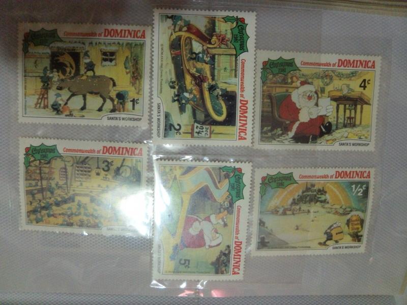 DOMINICA 多米尼克 1981 聖誕節 12月24 卡通郵票
