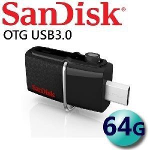 《SUNLINK》◎公司貨◎ SanDisk OTG 64GB 64G USB 隨身碟 SDDD2-064G