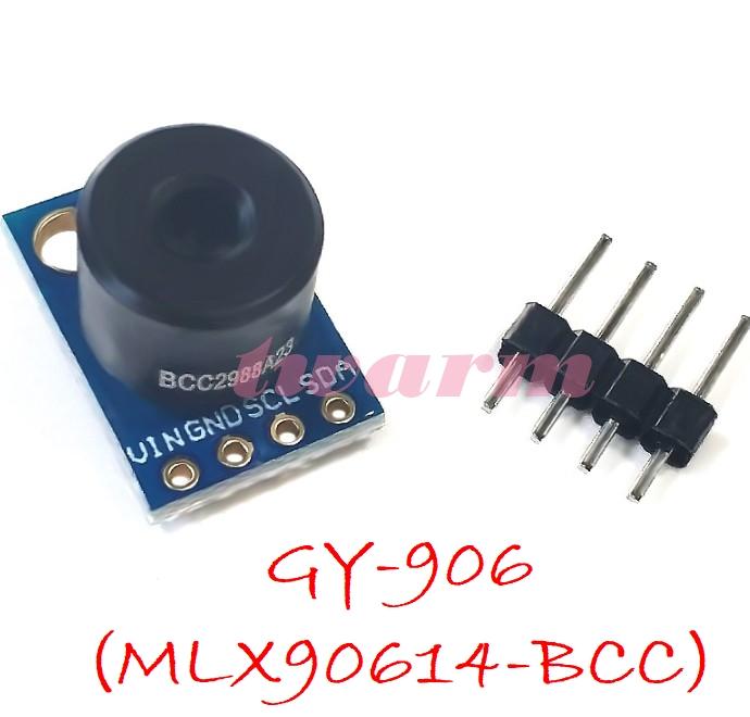 (含稅)GY-906 (MLX90614-BCC) ARDUINO 非接觸式 紅外線測溫 溫度感測器模組(可訂購)