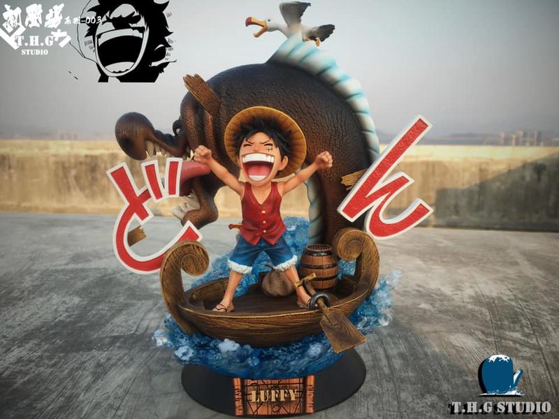 『胖虎館』代購 T.H.G studio 海賊王 船長 魯夫 初登場 SD系列 GK 雕像 完成品