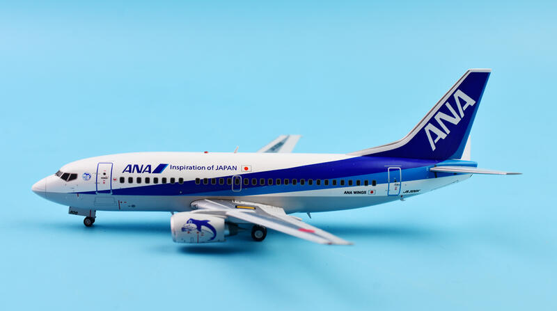 JC Wings ANA 全日空B737-500 小海豚彩繪JA306K 1:200 附腳架全球限量