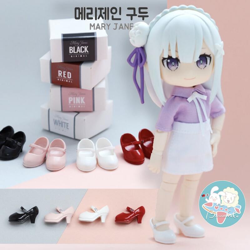 [ 韓國 NINIMAL ] Ob11 Ninimal 韓國代購 Obitsu 黏土人娃衣服 娃衣 鞋子 高跟鞋瑪莉珍鞋