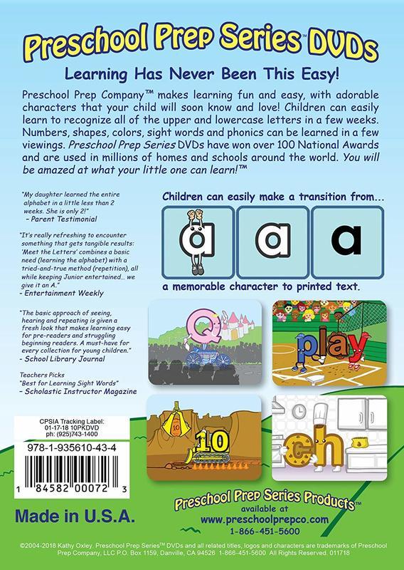 竭力萊姆】現貨美國原裝PreSchool Prep Collection 全套10 DVD 幼兒語言教育字母數學| 露天市集| 全台最大的網路購物市集