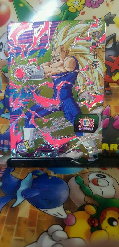 (現貨)當前日本最紅卡牌街機---超龍珠英雄cp卡超級賽亞人3的達爾/貝吉達