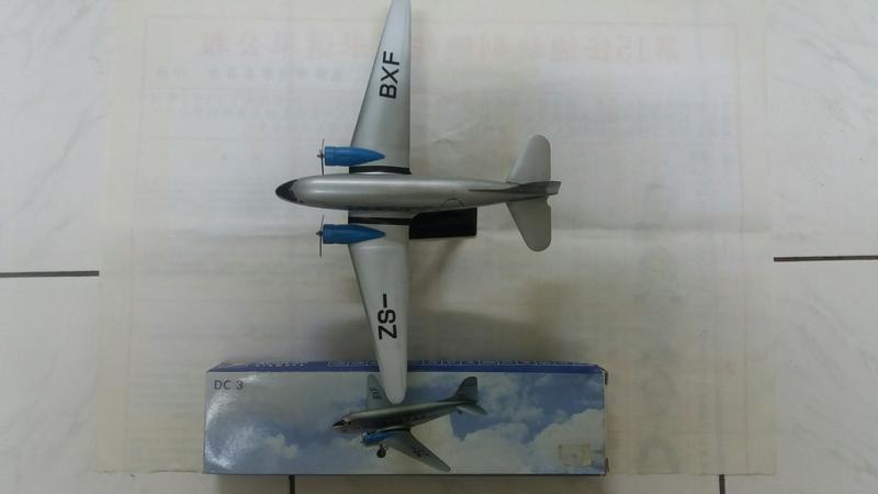 絕版 南非航空 DC-3 飛機模型(下標前請先詢問是否有貨)