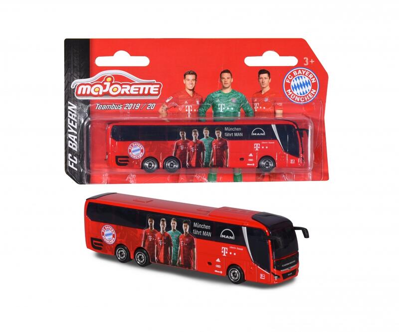 ☆勳寶玩具舖【現貨】MAJORETTE 美捷輪小汽車 拜仁慕尼黑 FC Bayern MAN Lion's 球員巴士