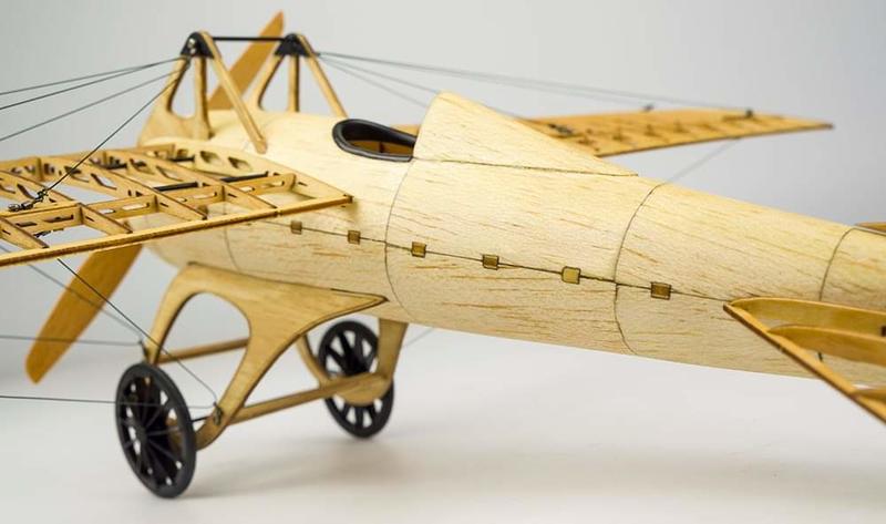 VS22 1912年古典木造模型套件單體殼飛機 Deperdussin Monocoque  (請先連繫確認存貨)