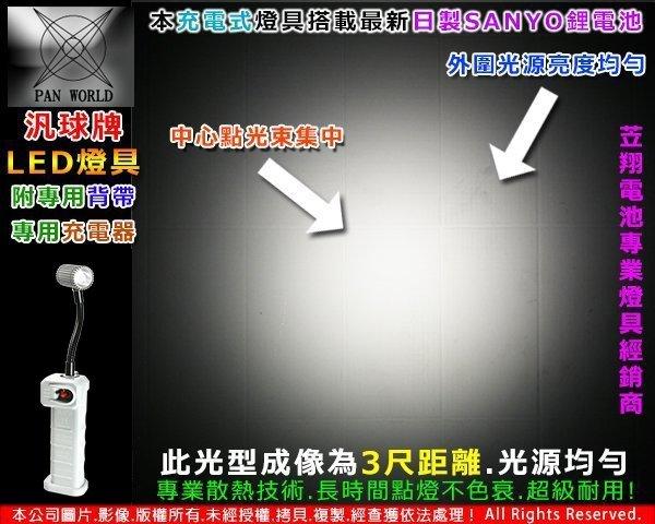 ✦ 台中電池達人►汎球牌 PD-100L  附強力磁鐵 長壽命壽命設計 最強日本日亞LED 照距50米 手提燈 腰帶燈