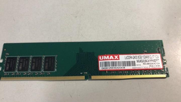 桌機記憶體 UMAX世成 DDR4 2400 8G單面