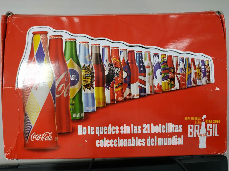 哥倫比亞可口可樂巴西2014世界盃足球賽紀念迷你瓶組