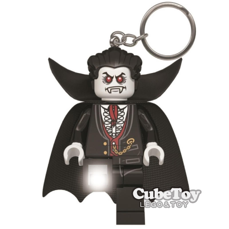 【CubeToy】樂高 萬聖節 吸血鬼 LED 鑰匙圈 - LEGO LED -