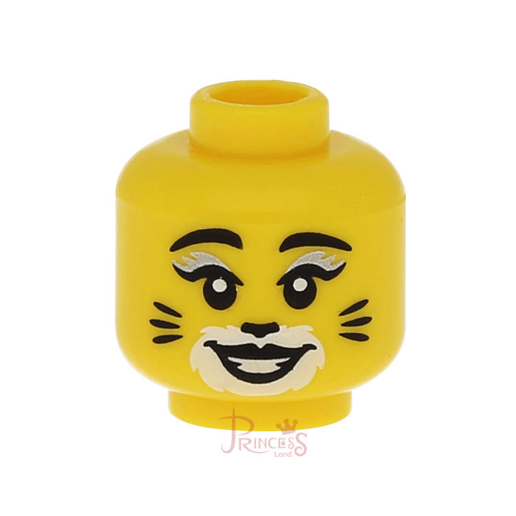 公主樂糕殿 LEGO 71021 人偶包 18代 頭 女生 貓女 黃色 3626cpb2084 A204 缺貨