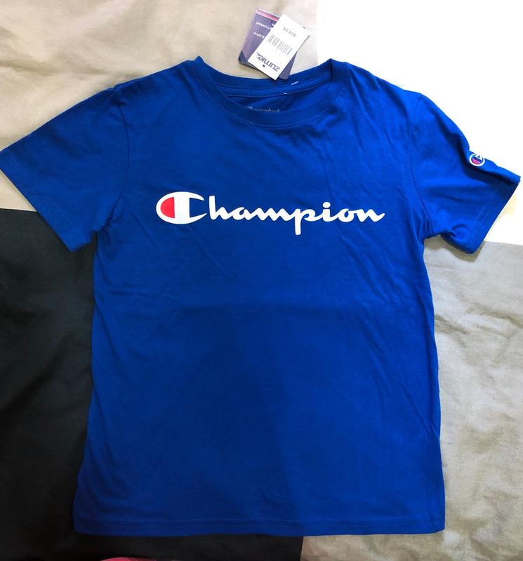 Champion 藍色小男孩T-Shirt, 尺寸S, 購於美國, 全新從未穿過, 可台北市面交