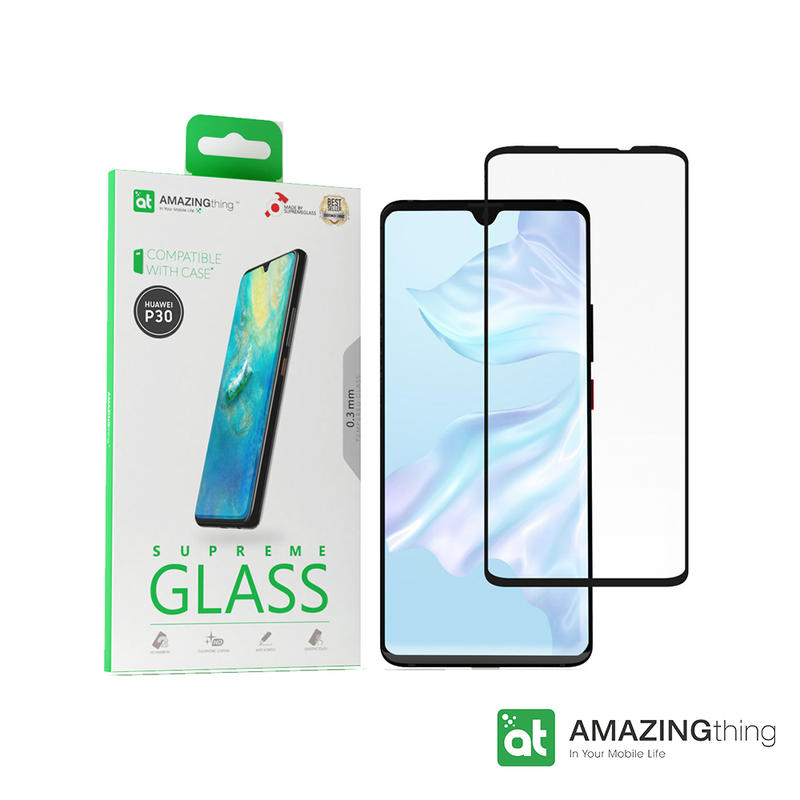 AMAZINGthing 華為 P30 Pro 滿版3D強化玻璃保護貼