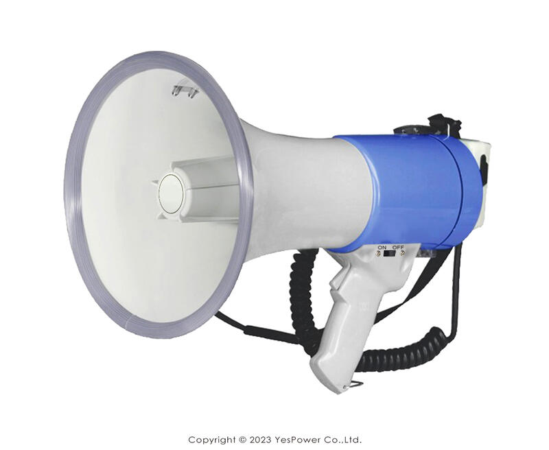 【含稅/現貨/來電優惠】MGP-1500 30W 肩揹手持兩用錄音喊話器(大聲公) 120秒錄放音/附警報