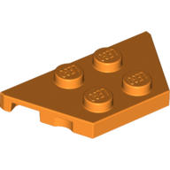 全新]LEGO樂高 楔形薄板 51739 6025385 橘色 Orange Wedge Plate 2x4 F55