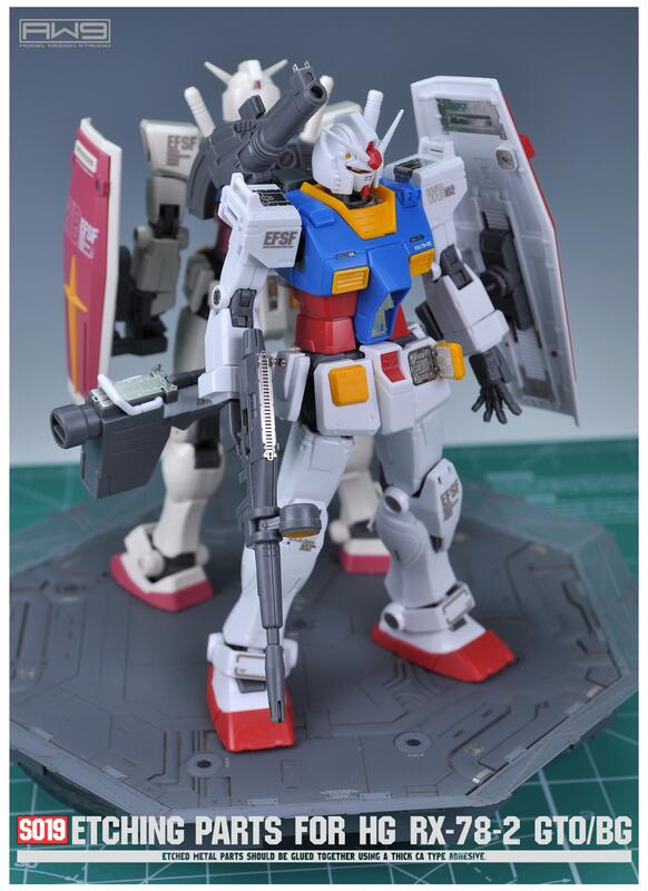 【鋼普拉】MADWORKS S19 蝕刻片改套 RX-78-2 GTO BEYOND GLOBEL 蝕刻片 附水貼