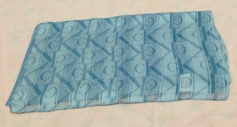 【特價】【全新】 CK 絲巾 全新未使用 (155 x 35 cm)