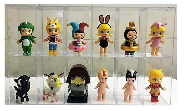LEGO 樂高人偶 相容展示盒 收納盒 12格