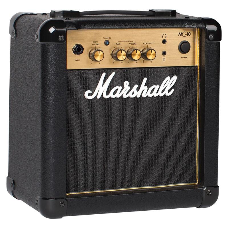 Marshall MG10 Gold MG10G 電吉他音箱 電貝司音箱 吉他音箱 吉他喇叭10瓦(贈3米導線）