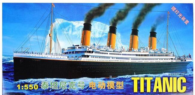 Trumpeter 小號手 1/550 英國 鐵達尼號 Titanic 郵輪 電動模型 組裝模型 81301