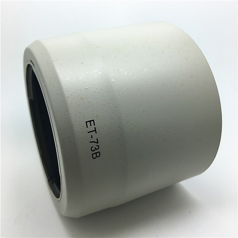 BUY360-適用 for佳能 canon ET-73B遮光罩 白色70-300遮光罩 胖白遮光罩 可反扣 67mm [