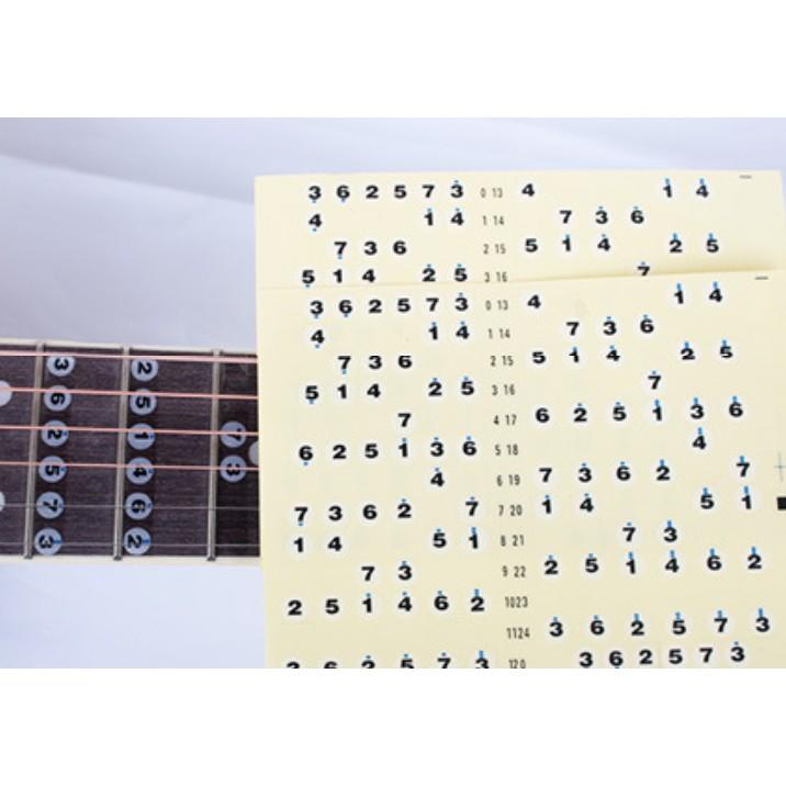 【好聲音樂器】吉他音階貼紙 初學者必備 學習效果加倍 音階貼紙 貼紙