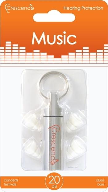 Crescendo 品牌 (荷蘭製) Music 音樂濾音器/耳塞 (比3M耳塞好 ,因可聽到美妙音樂, 同時保護聽力)