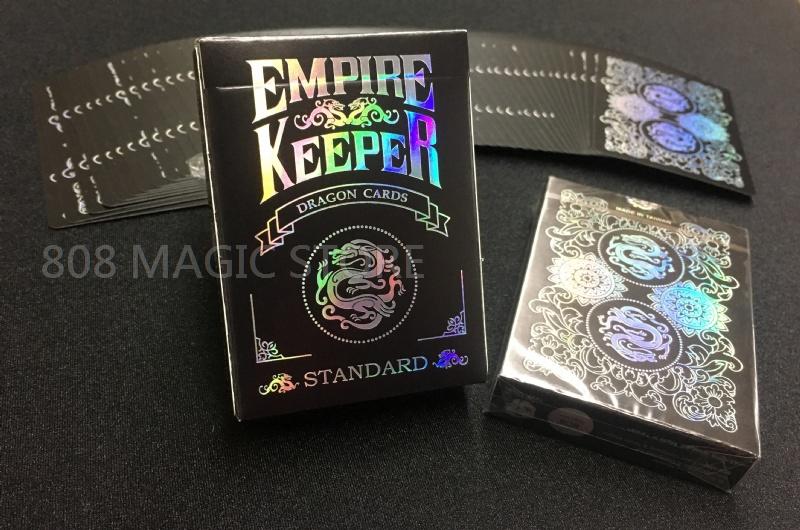 [MAGIC 999] Empire Keeper 龍牌 真。究極 鐳射黑銀款 閃亮亮 印刷設計 收藏系撲克牌